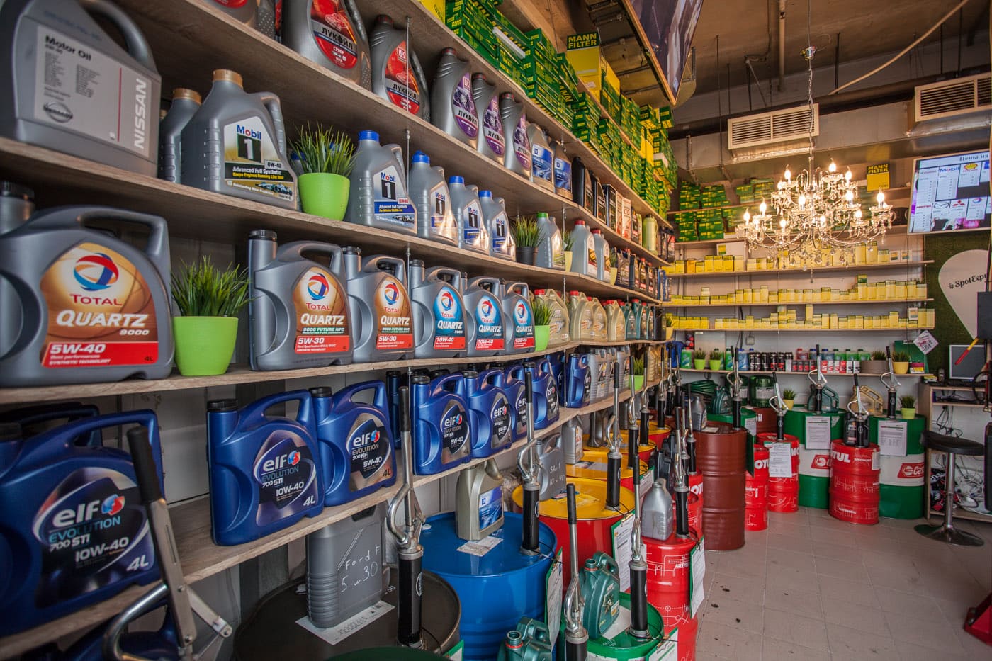 Замена масла SPOT №8