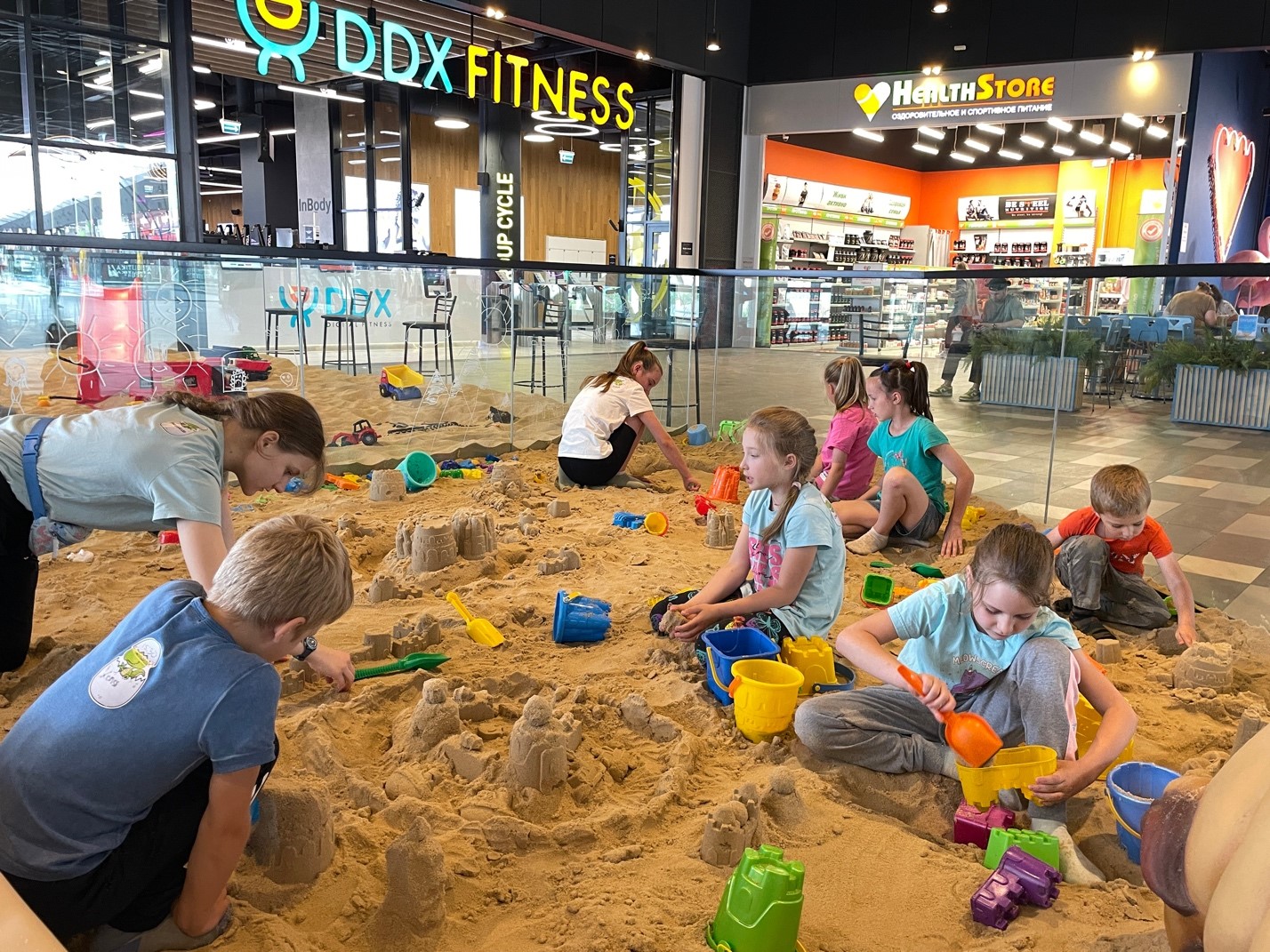 Франшиза детской развлекательной площадки "Море песка"