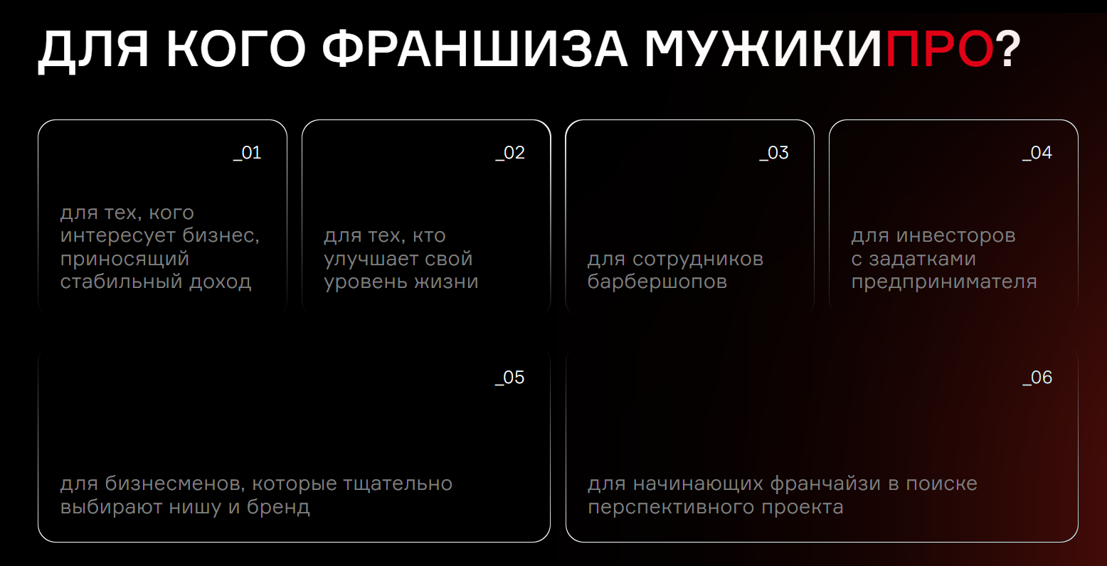 Кто может открыть барбершоп по франшизе?
