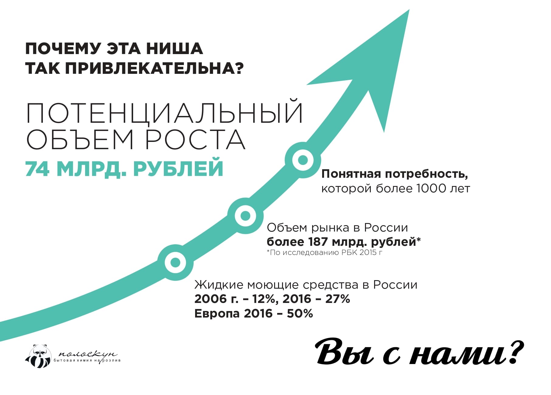 Плюсы франшизы бытовой химии Полоскун