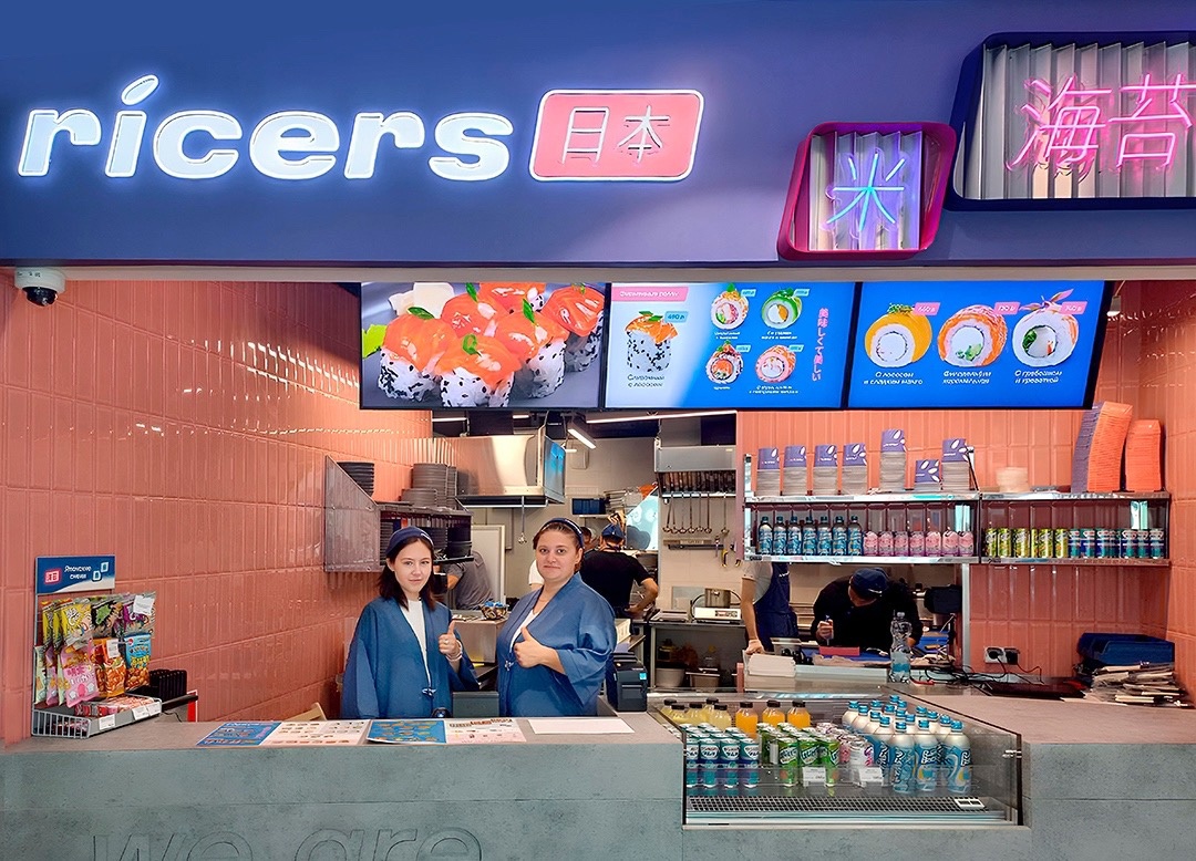 Первый офлайн-корнер японской кухни Ricers открылся в ТРЦ «МореМолл» в Сочи