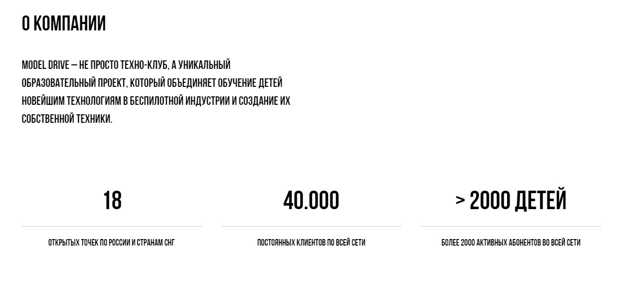 О компании Model Drive