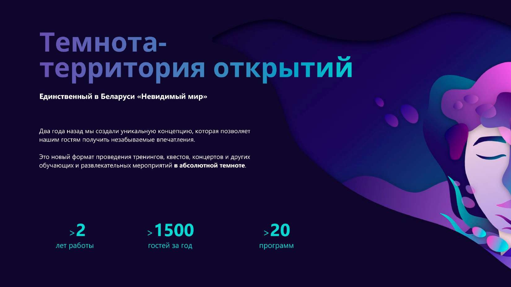 Франшиза компании Невидимый мир в цифрах